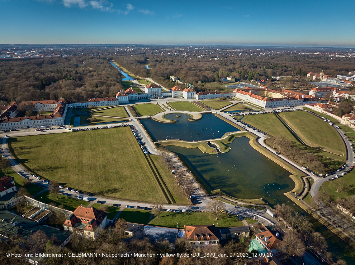 07.01.2023 - Umgebung vom Schloß Nymphenburg